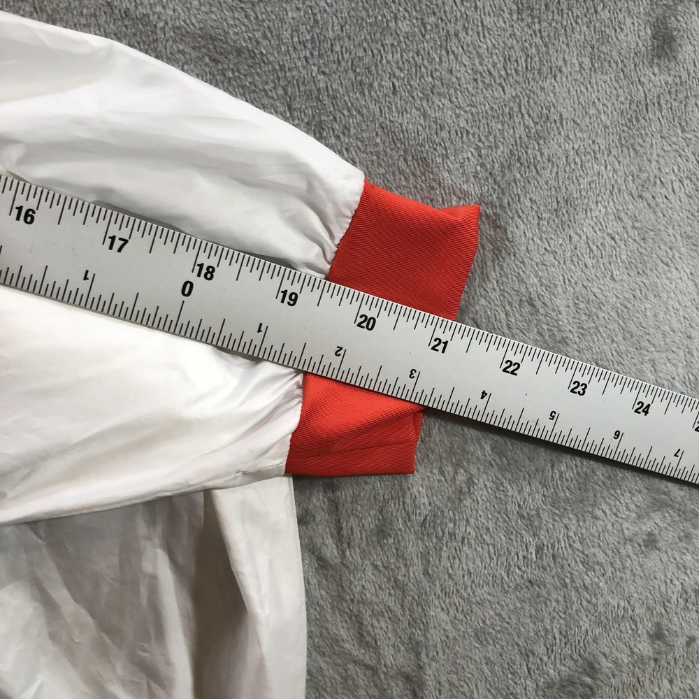 Nike Windbreaker Jacket Kids Large Red White Hooded Zip Colorblock 374897-101 - Picture 16 of 16